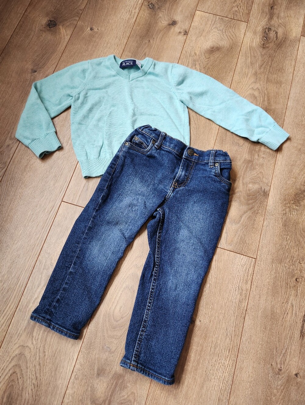 3t Boys Sweater And Jeans Outfit